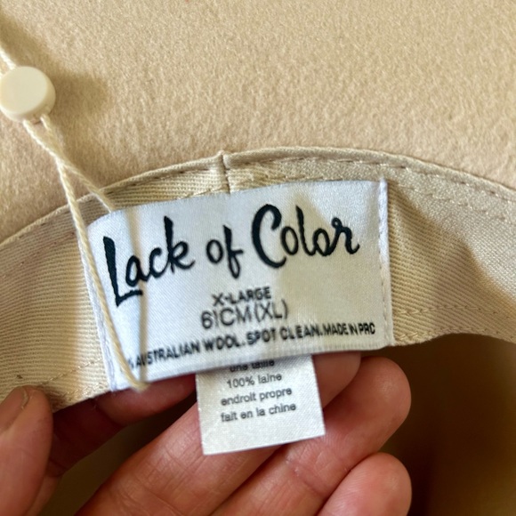 Lack Of Color The Goldfinger Western Ivory Hat size XL - Picture 12 of 13